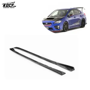 2015-18 WRX STI-P VAB Side Skirts VA style carbon fiber side skirts for SUBARU WRX STI