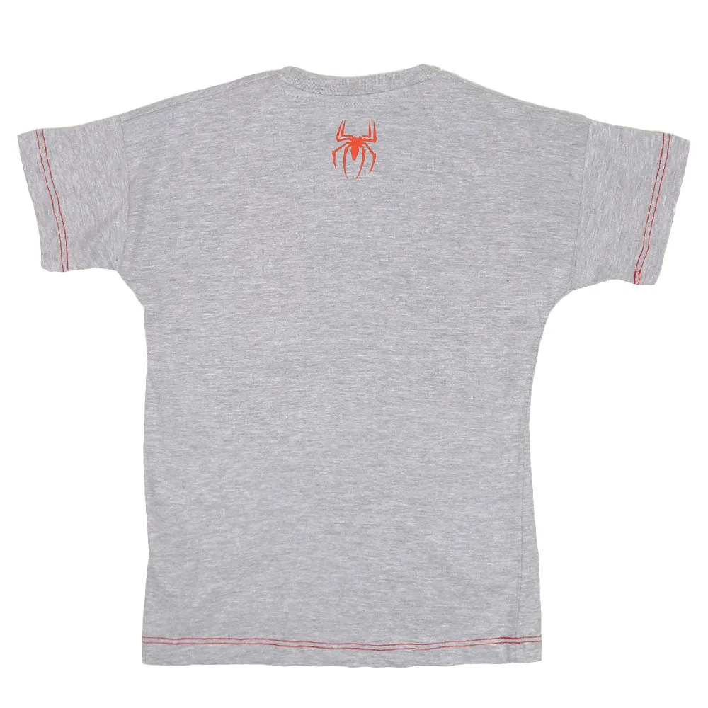 Boys character T-shirt-H.grey