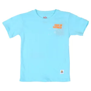 Boys T-Shirt H/S Just Tropicool - Sky Blue