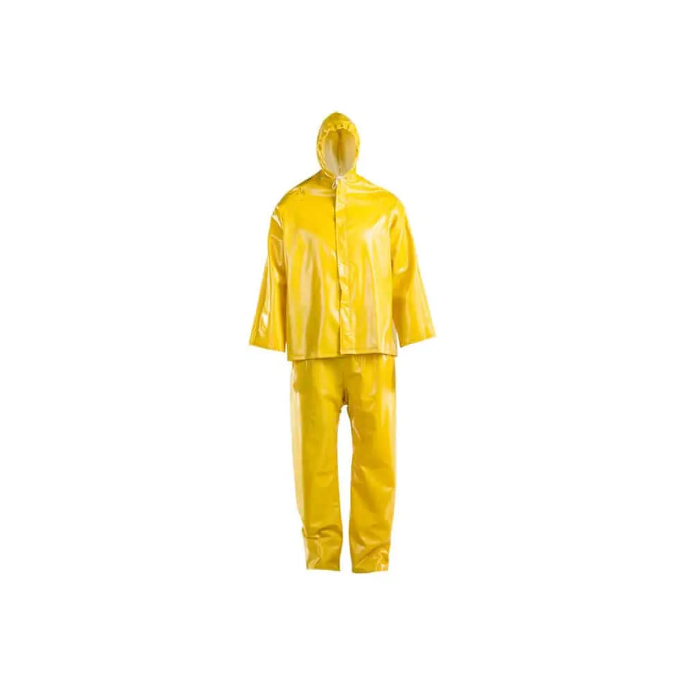 DROMEX HYDRO PVC RAINSUIT COLOUR-YELLOW SIZE- S