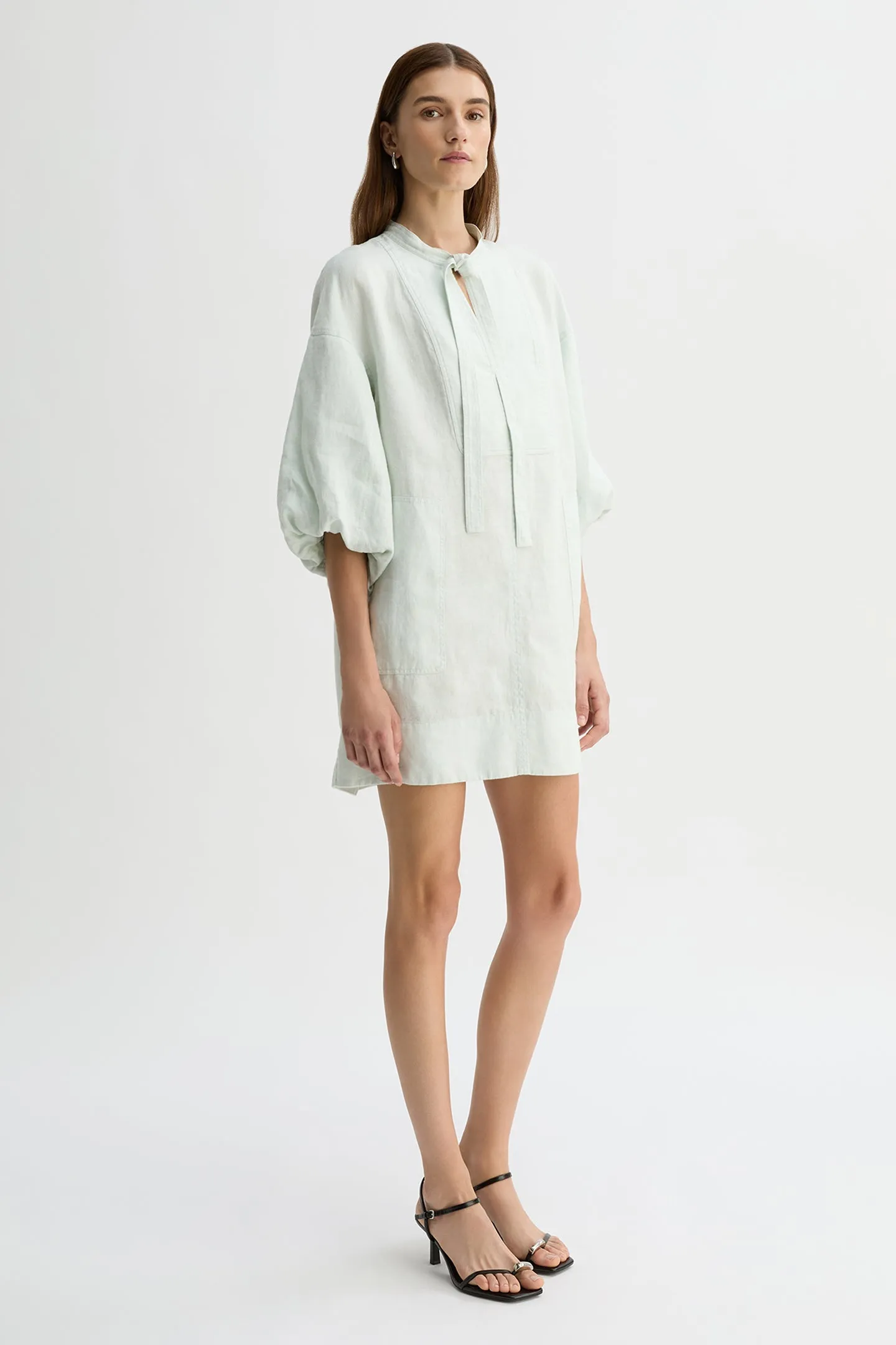 ELOISE LINEN MINI DRESS