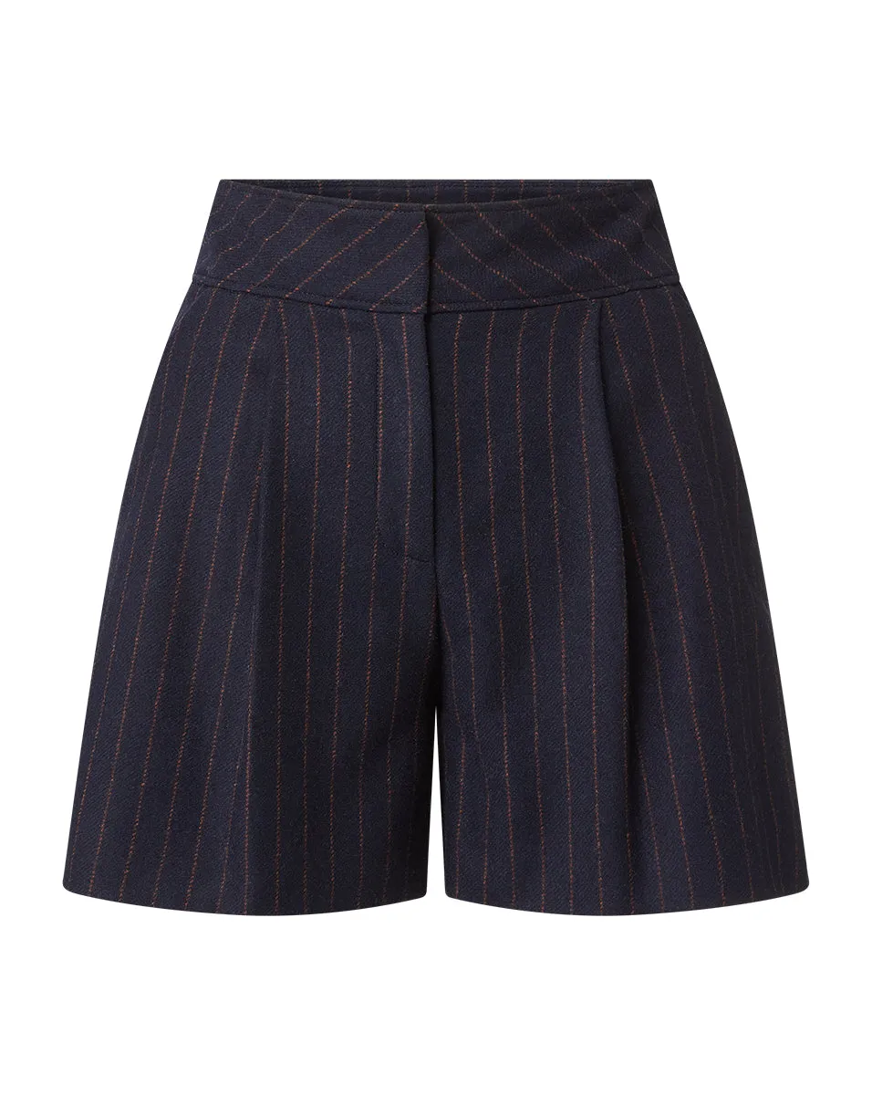 Haina Pinstriped Short