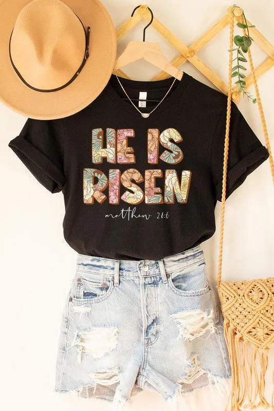 He Is Risen Graphic Tee