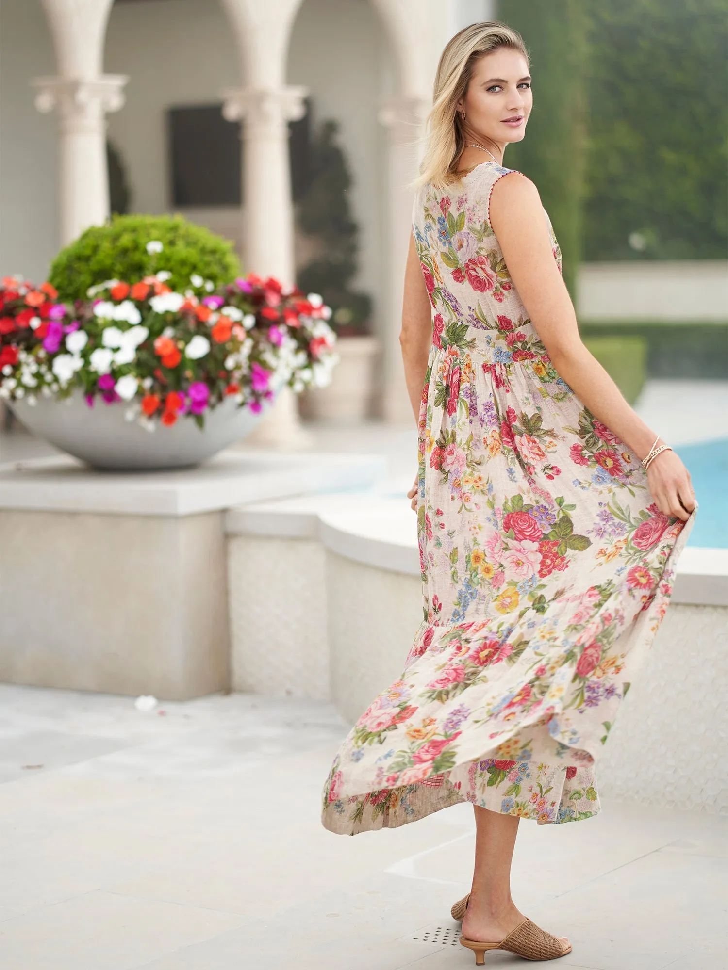 Ilse Linen Maxi Dress