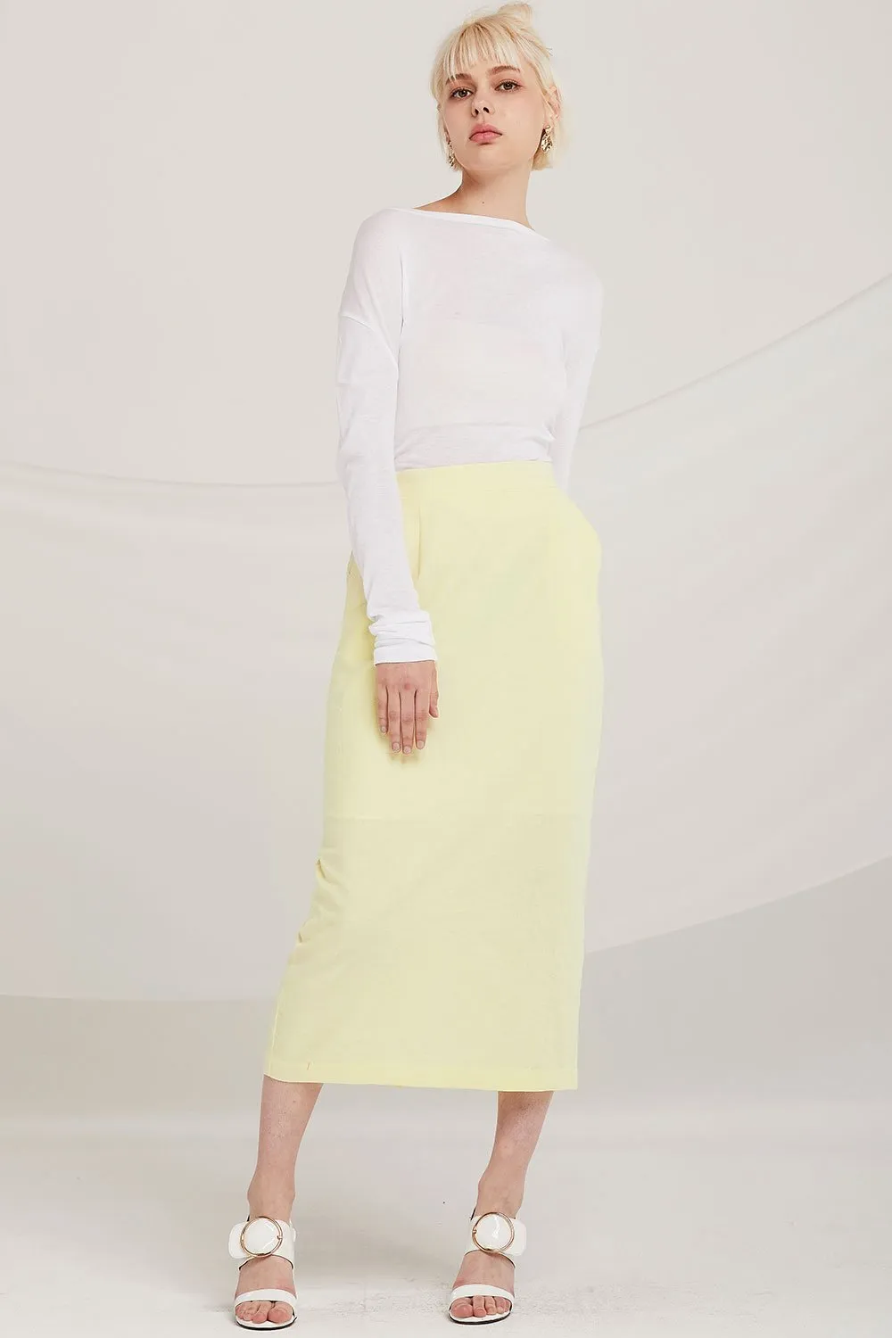 Iris Linen Maxi Skirt