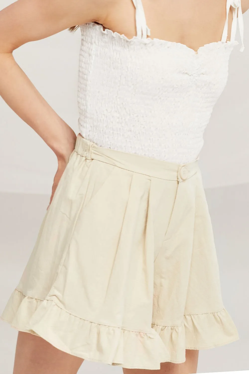 Jade Frill Hem Shorts