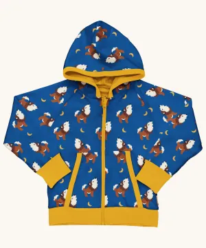 Maxomorra Wolf Reversible Zip Hoodie