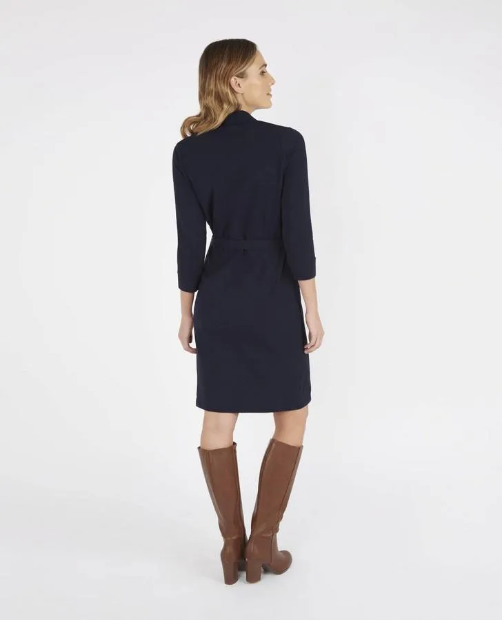 Navy Shirt Dress