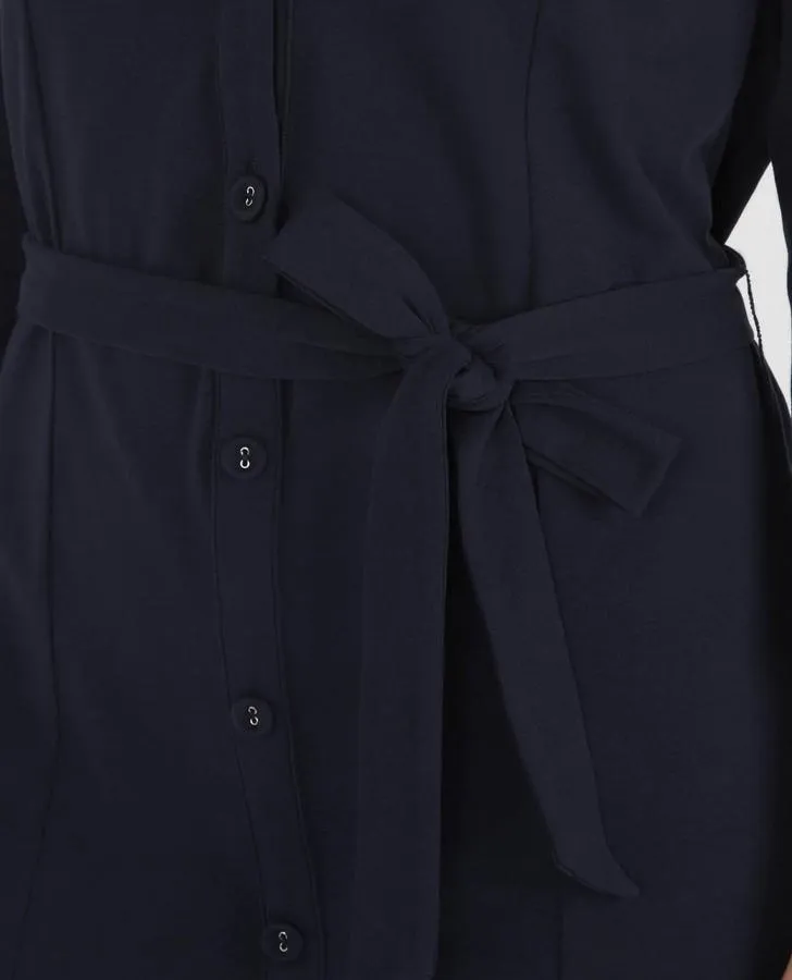 Navy Shirt Dress