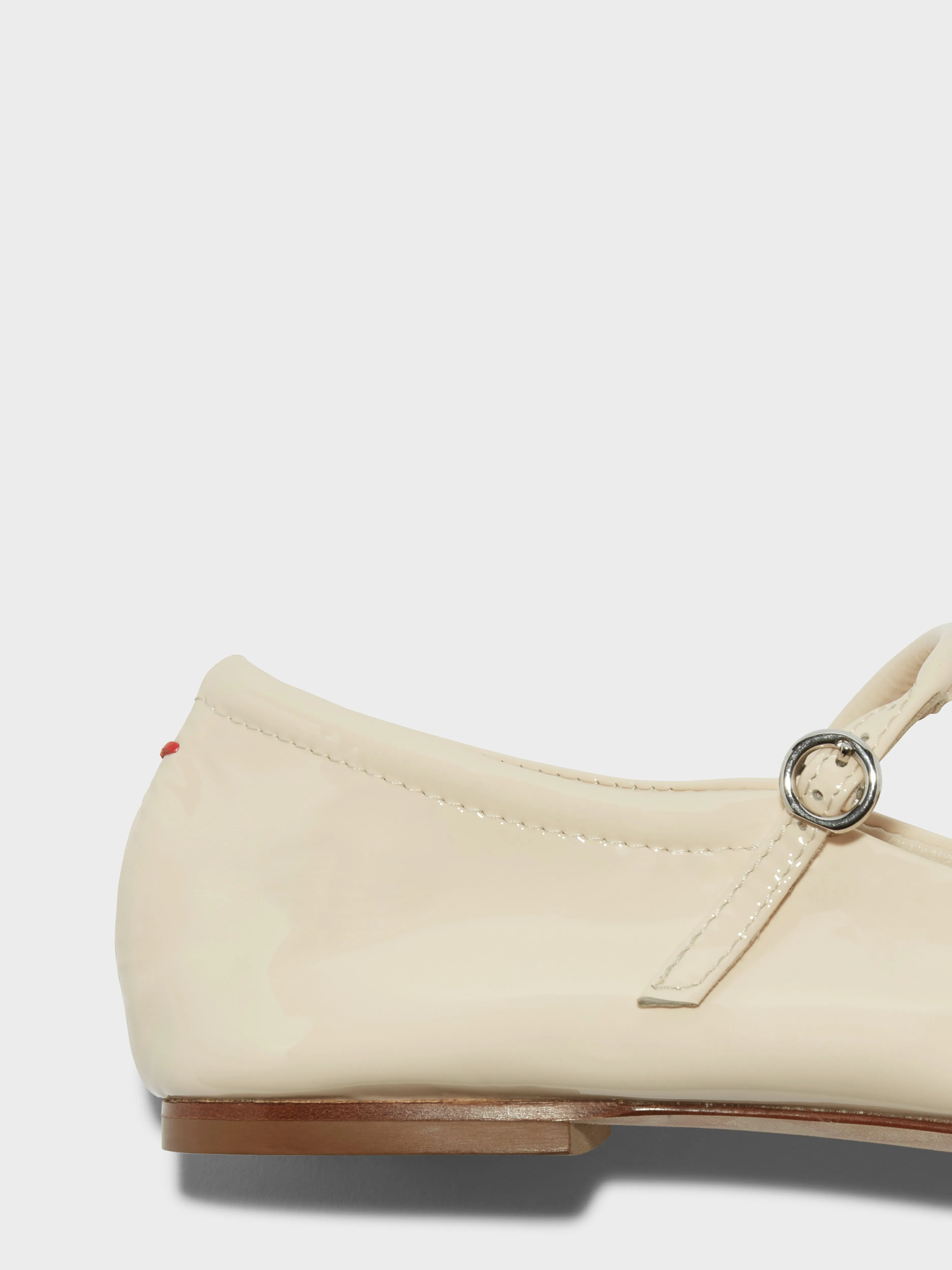 Uma Leather Mary-Jane Flats