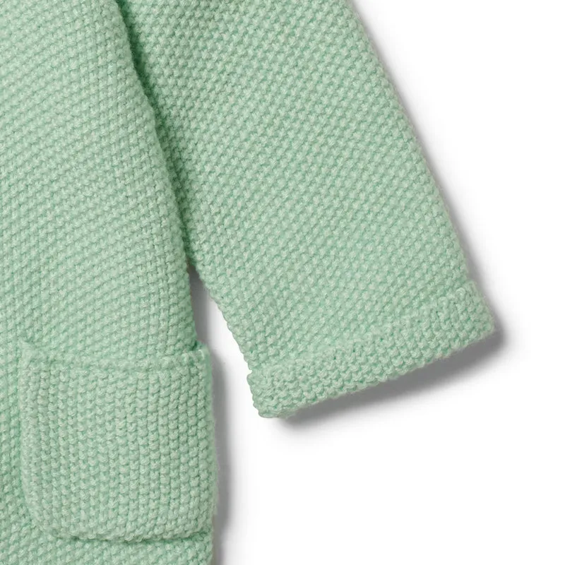 Wilson & Frenchy Moss Green Knitted Jacket